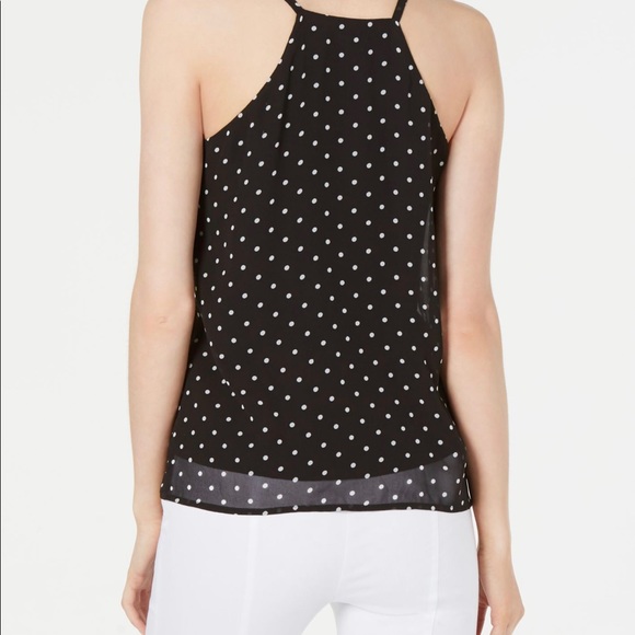 Bar III polka dot sleeveless blouse - Picture 2 of 2